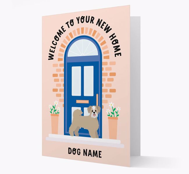 Welcome To Your New Home: Personalized {breedFullName} Card